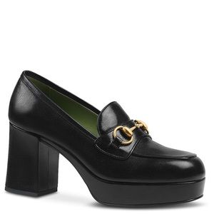 Gucci Women's Horsebit Platform Loafers - Size 39